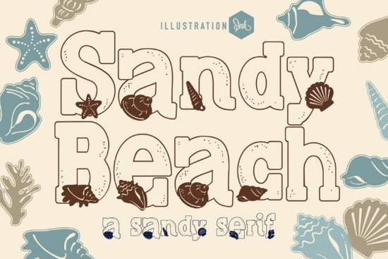 Sandy Beach Font